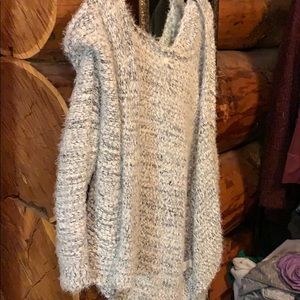 Hooded cardigan